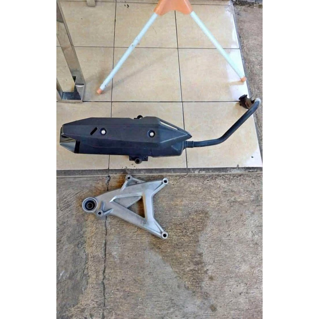 knalpot original vario led new set arm copotan