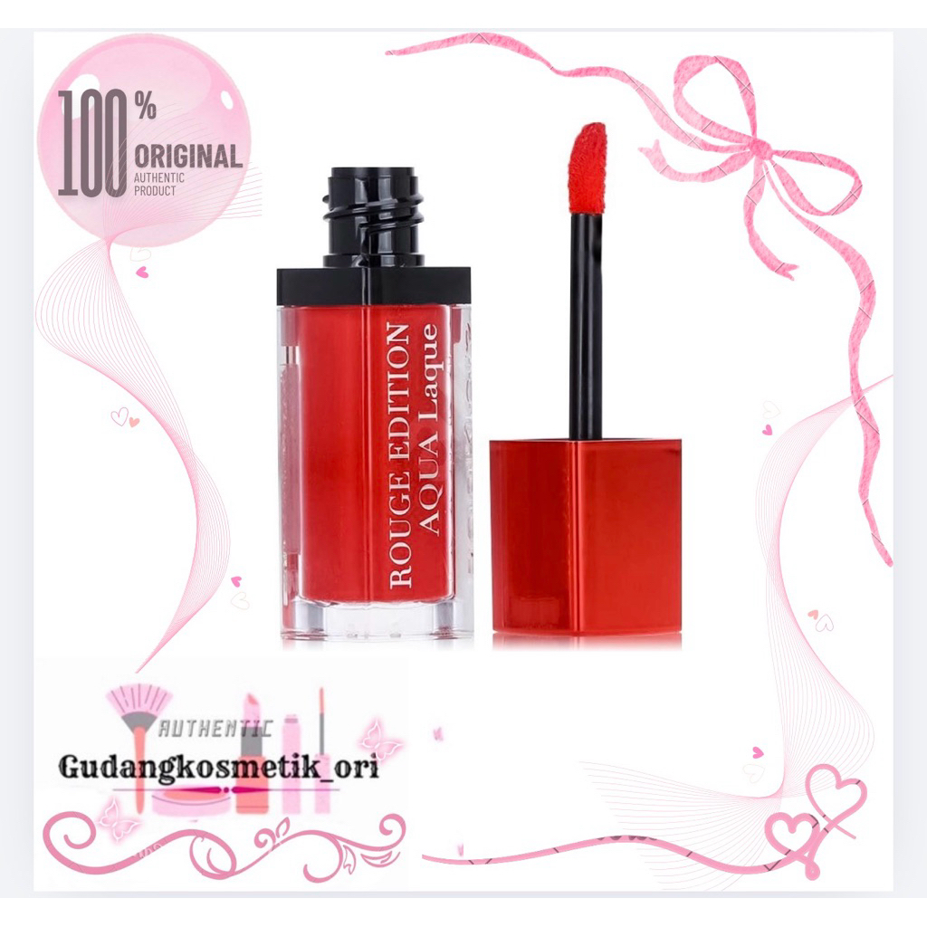 Lipstik Bourjois Rouge Edition Aqua Laque Lipstick