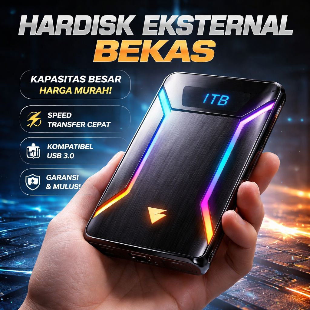 HDD External Bekas Murah Meriah | Hardisk Eksternal Normal Siap Pakai