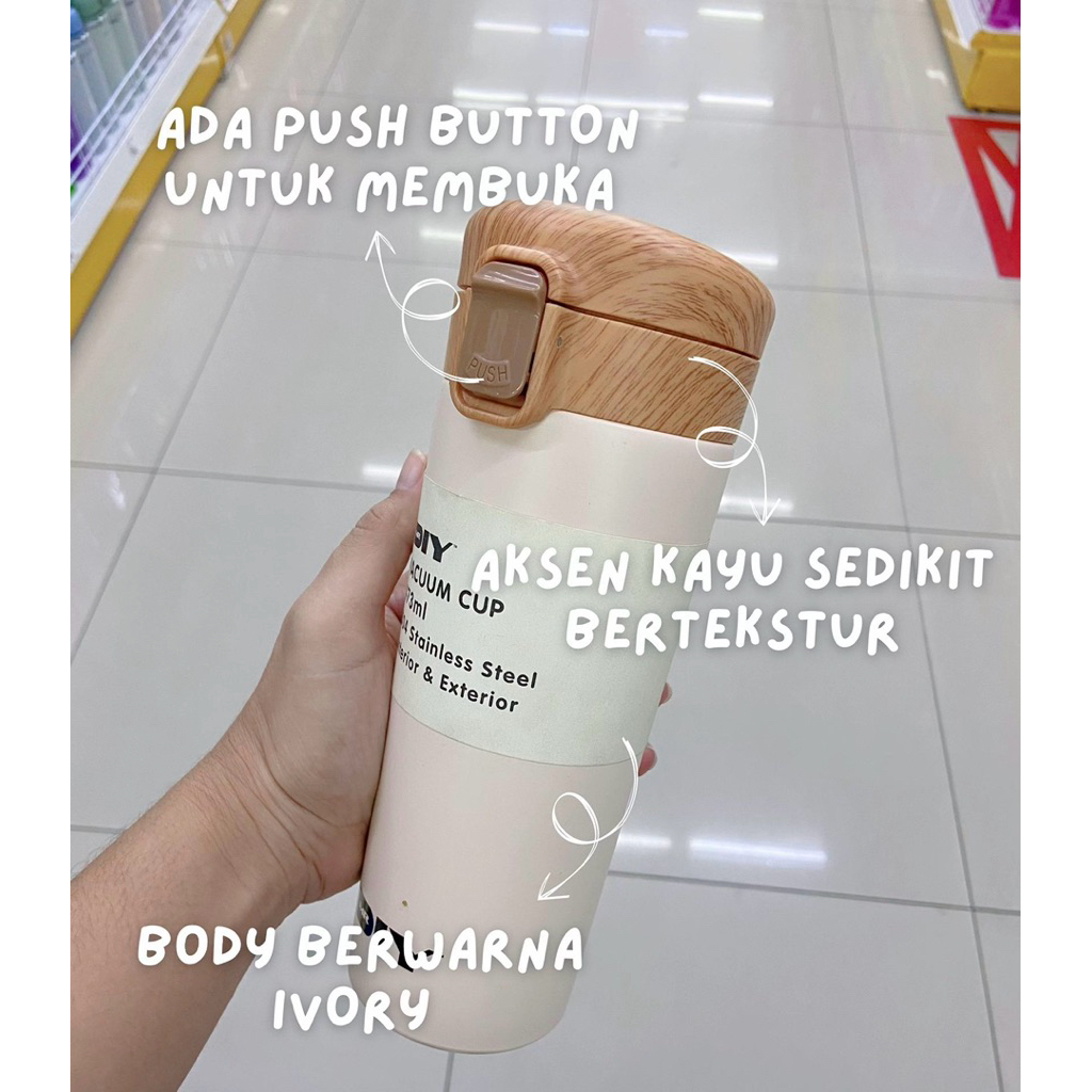 MR DIY Tumbler Botol Minum Tahan Dingin Dan Panas Anti Tumpah Bottles Handheld Cup Insulated Stainle