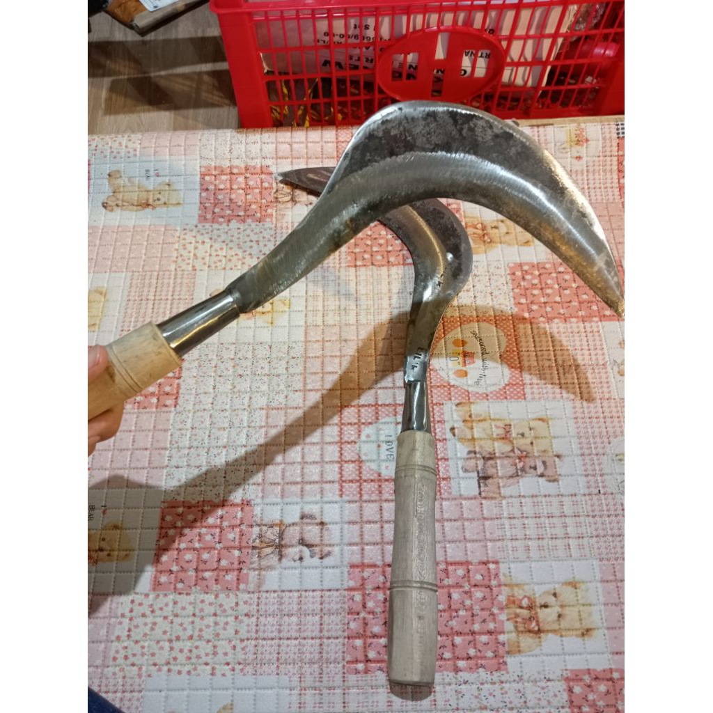 Sabit Arit Rumput Bahan Baja putih Original Lilik