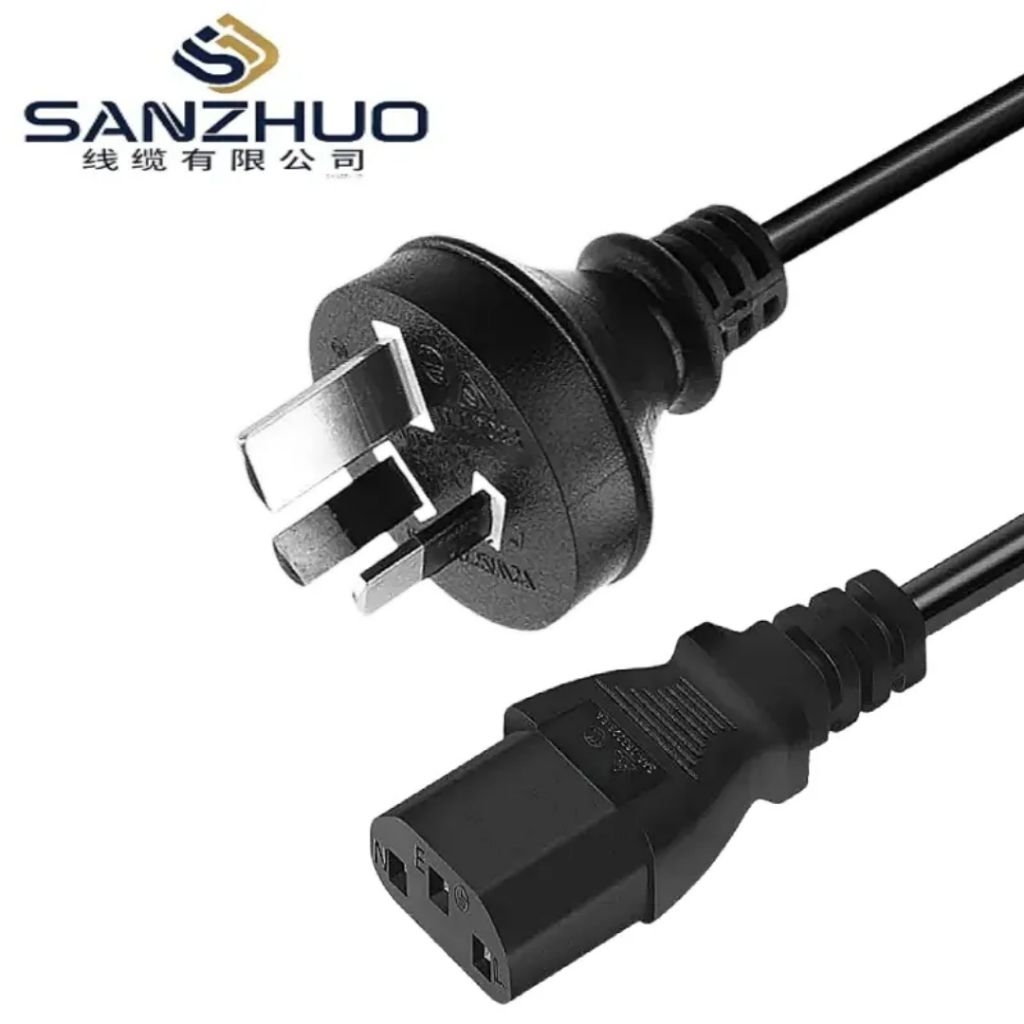 AEBRAND Kabel Power kaki 3 pin (3×0.75) untuk Australia New Zealand China Length 1,5 m. Good Quality