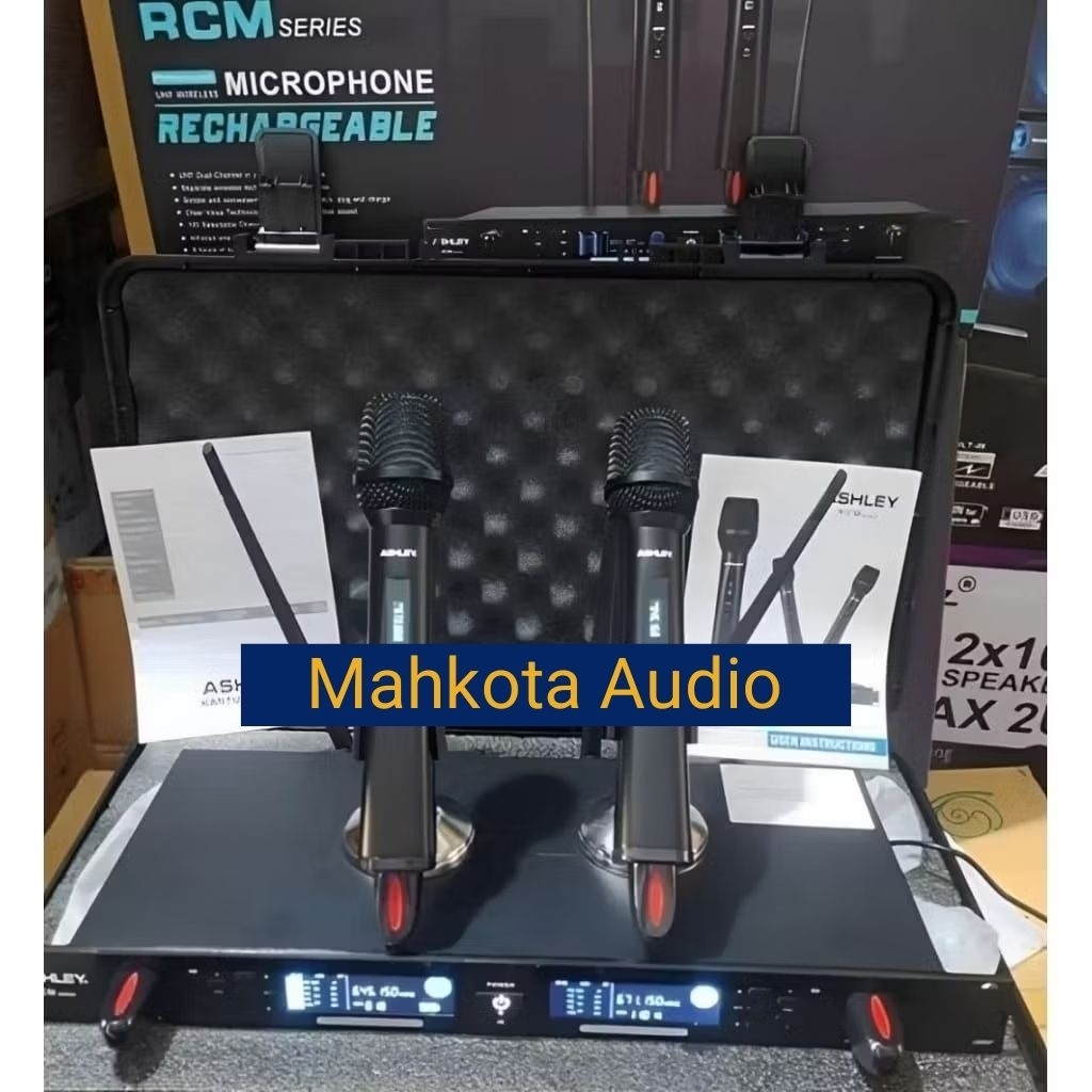 Mic Wireless Ashley RCM Series Microphone Handheld System Charger