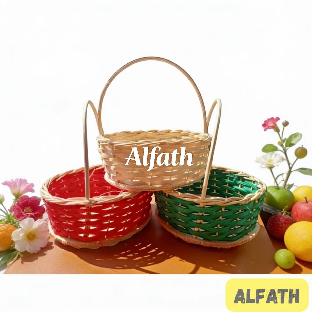 Keranjang Rotan Parcel Mini