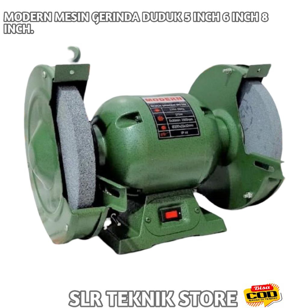 MODERN Mesin Gerinda Duduk 5 inch 6 inch 8 inch Bench Grinder