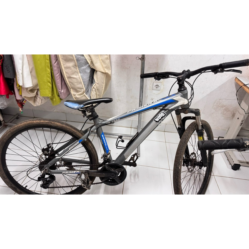 Sepeda, sepeda gunung Shimano equip primera pr 2688 kondisi ok siap pakai