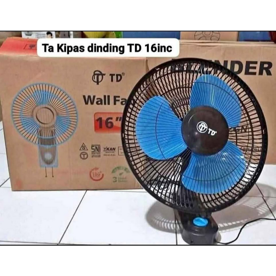 Kipas  Angin Dinding 16 Inch Murah / Wall Fan 16" TD