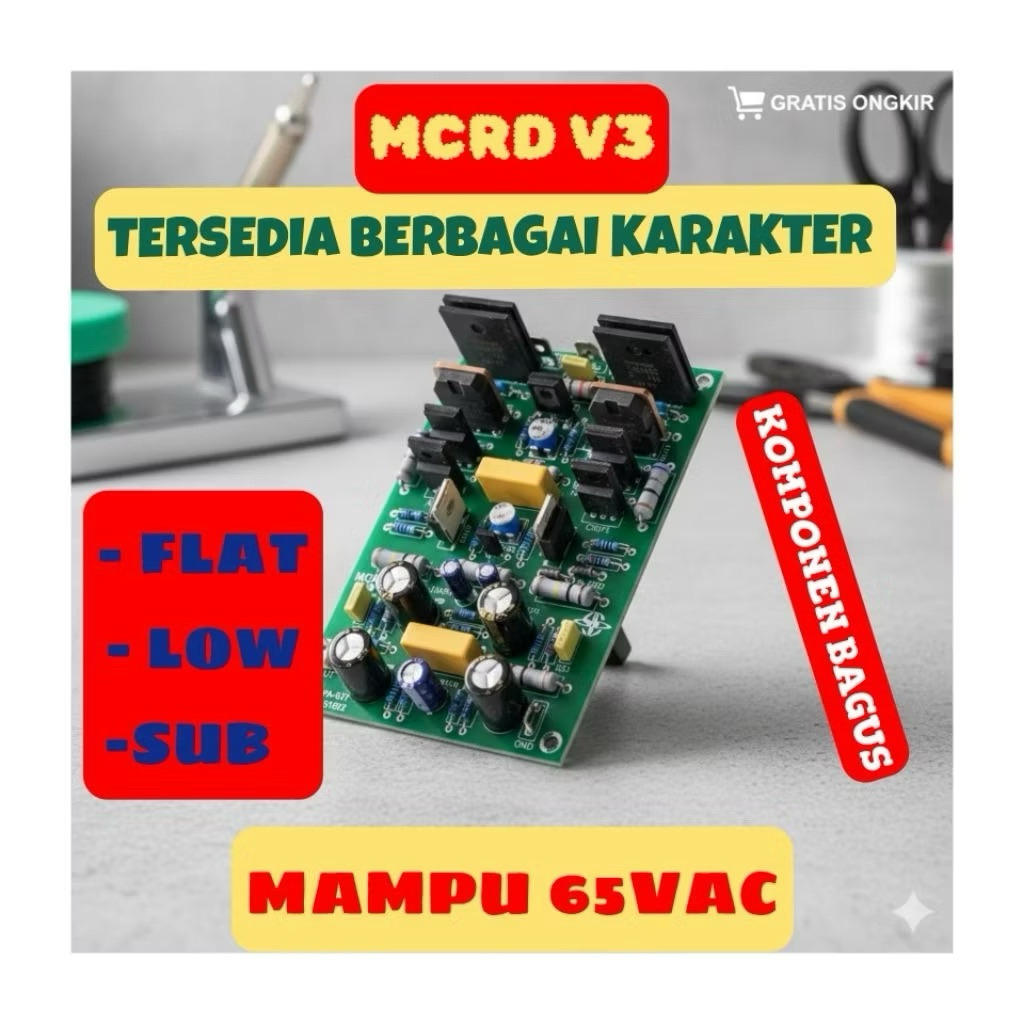 Kit Driver MCRD V3 Sub Low komponen super