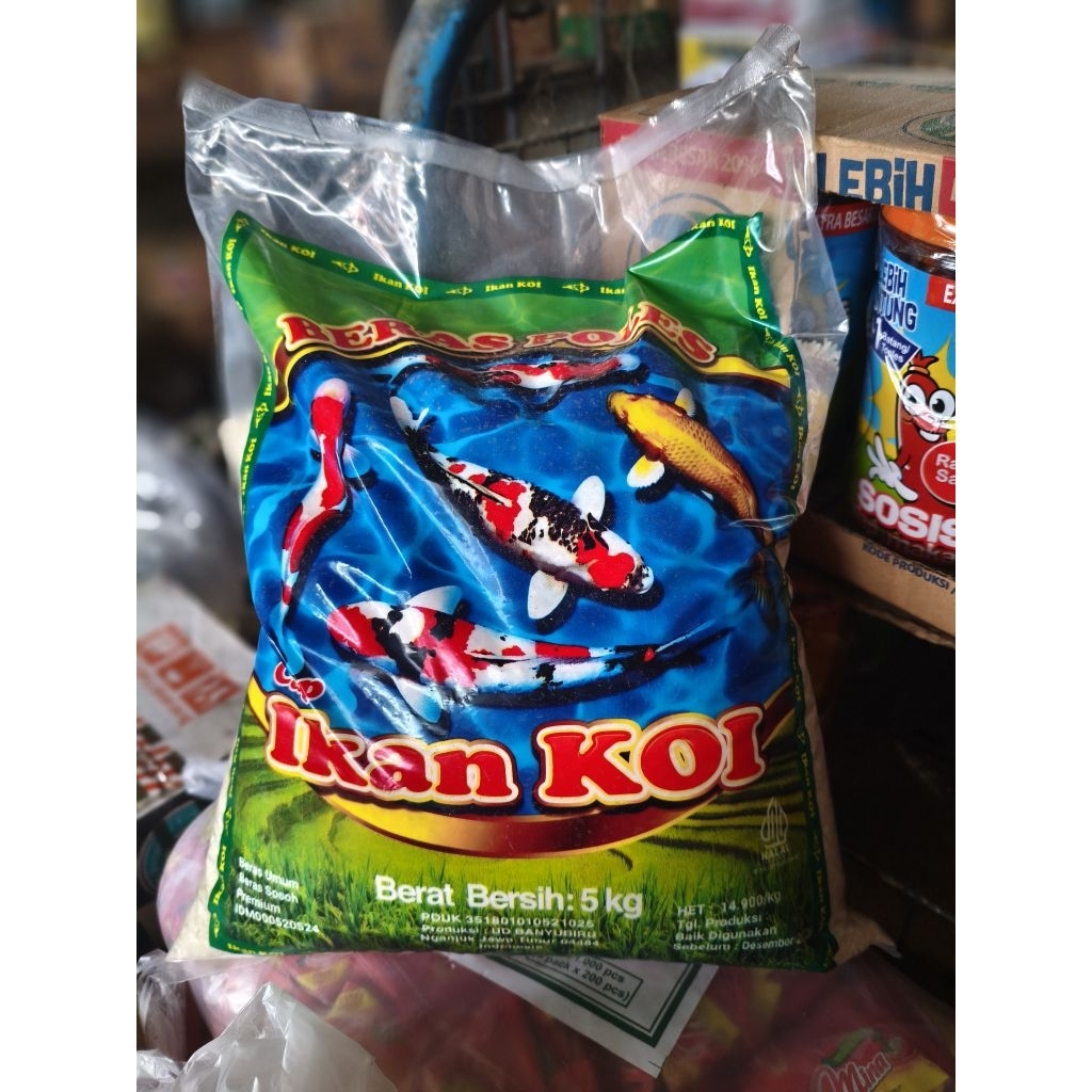 Beras Ikan KOI hijau