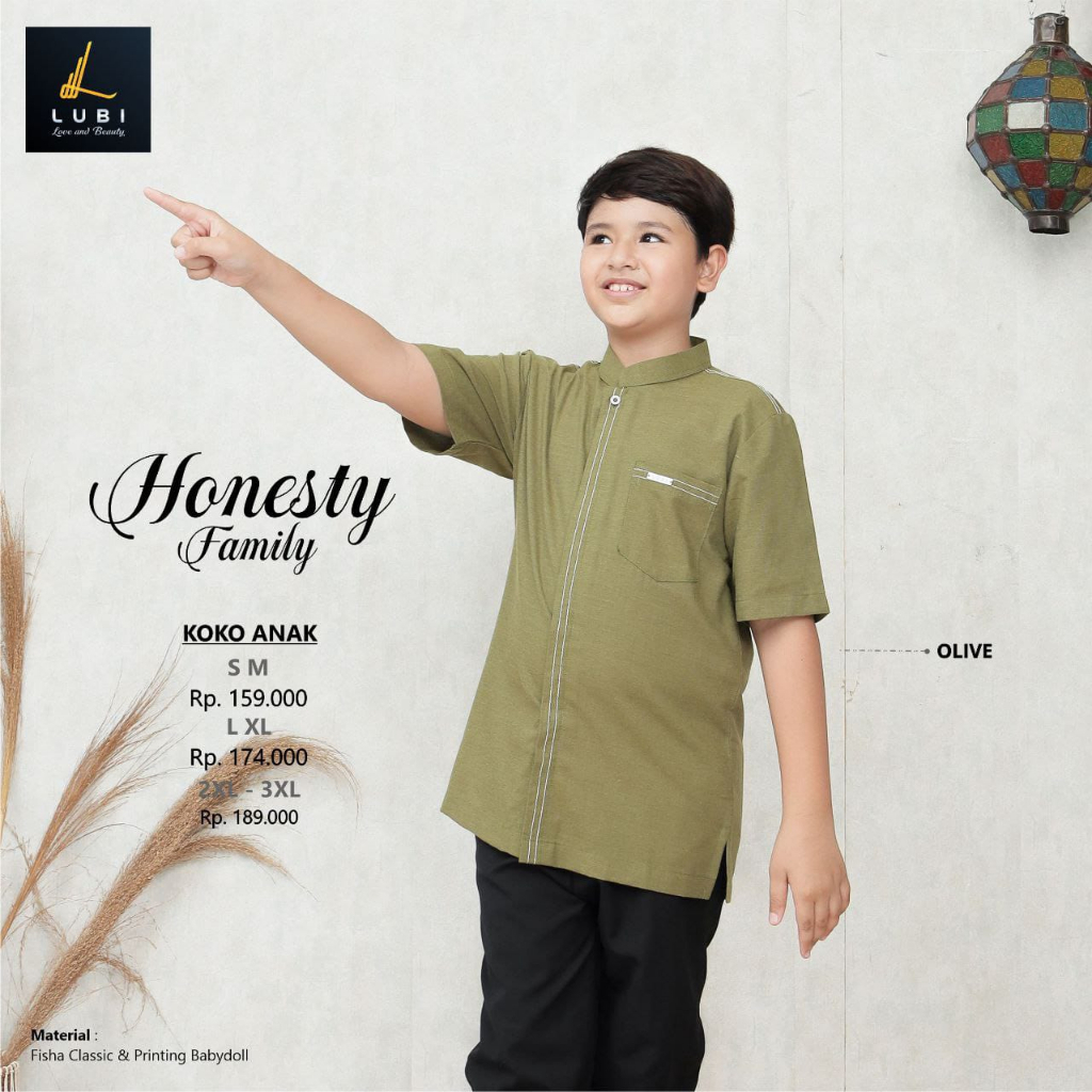Koko Anak Honesty Olive