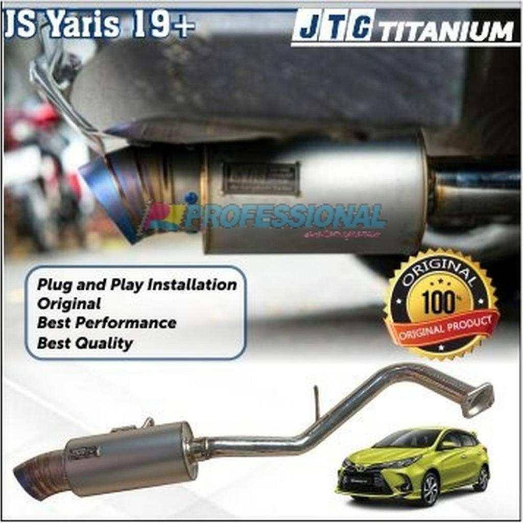 Exhaust Knalpot JTC titanium Muffler catback T. Yaris