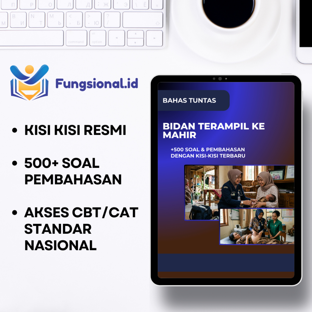 Bank Soal Bidan Terampil ke Mahir + Kunci Jawaban - PPPK CPNS Uji Kompetensi/Ujikom/UKOM - CBT/CAT M