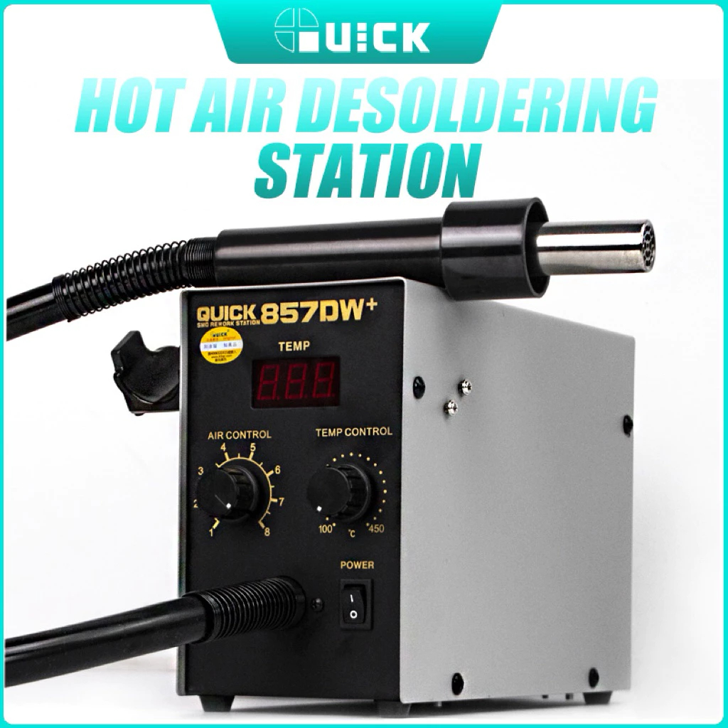 Blower Quick 857DW PLUS / 857DW+ Solder Uap Hot Air Quick Original Quality