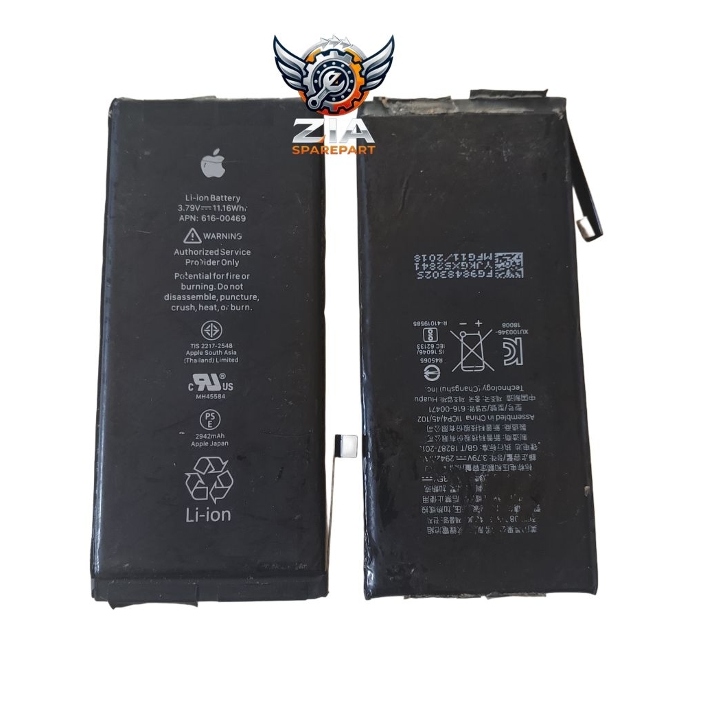 BATRE BATERAI BATTERY ORIGINAL IPHONE XR COPOTAN