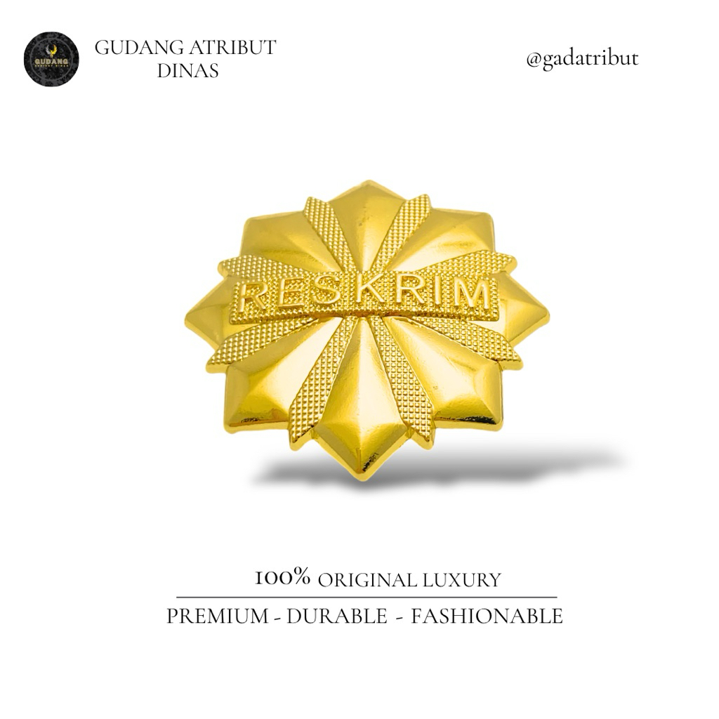 100% LUXURY Brevet Reskrim Polri/Brevet Reskrim Polri Luxury/Pin Reskrim Polri Luxury/Brevet Luxury/