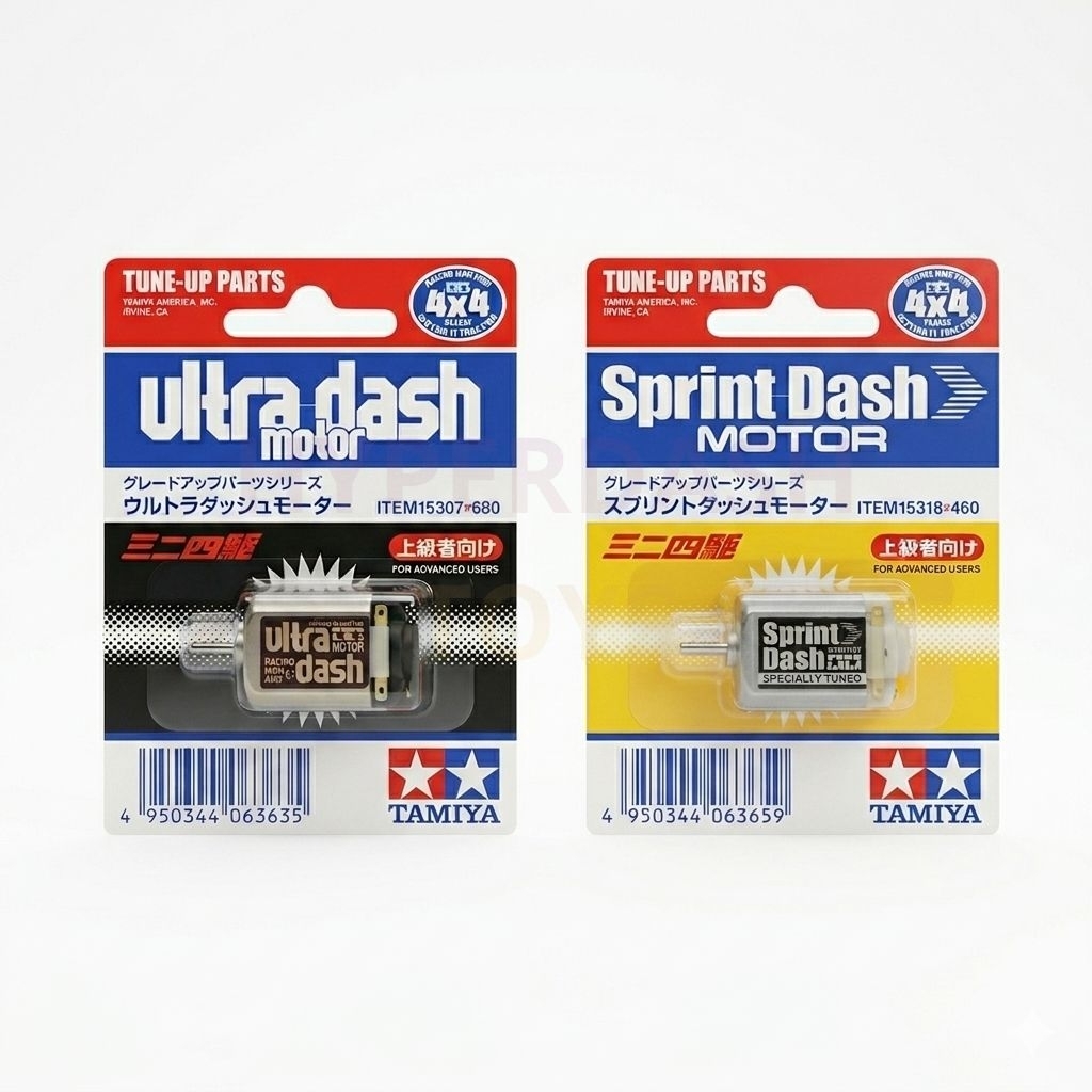Paket Hemat Mesin Tamiya Dash: Ultra Dash & Sprint Dash