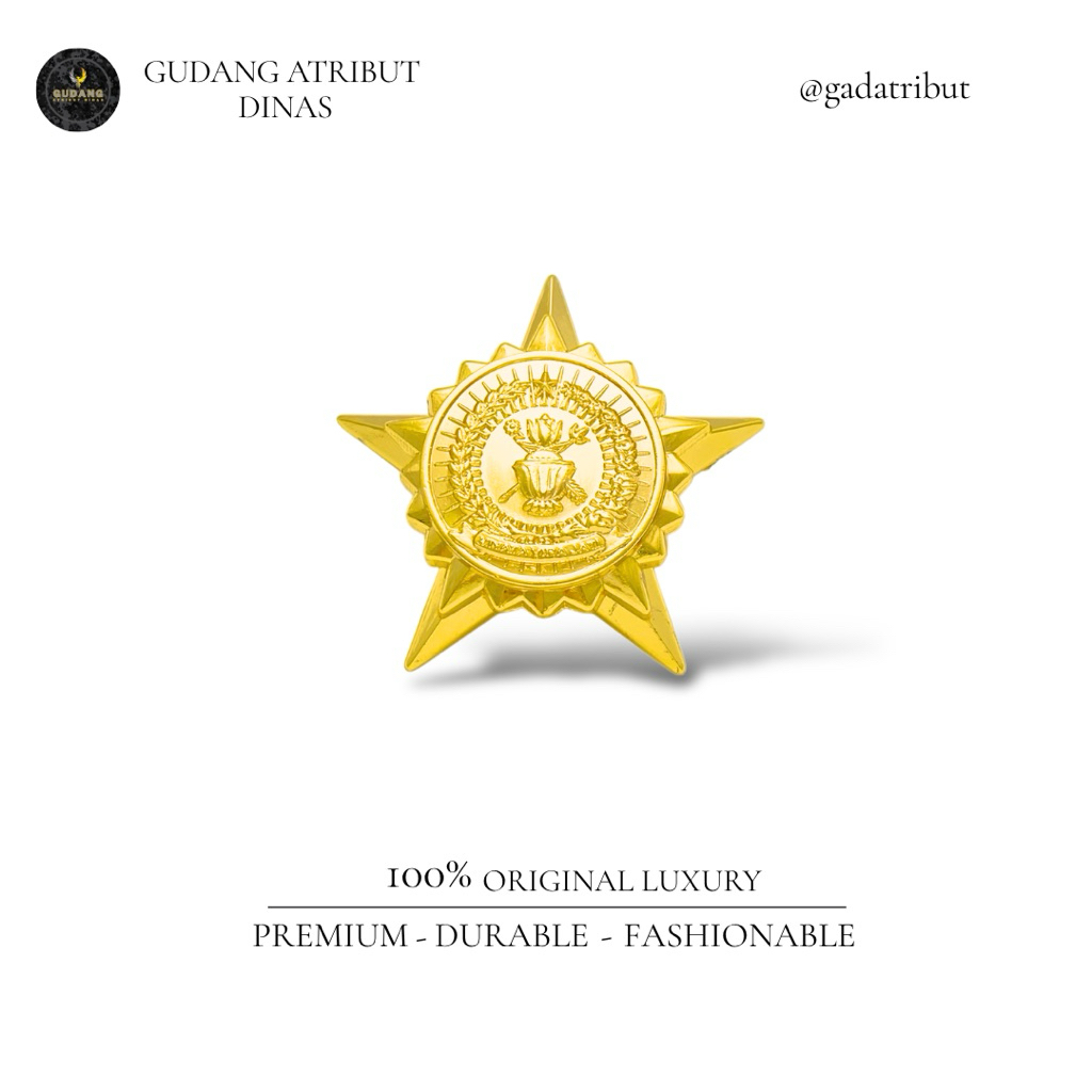 100% LUXURY Brevet Sesko TNI AD/Brevet Sesko TNI AD/Brevet Luxury/Atribut Dinas/Atribut TNI AD/gad_u