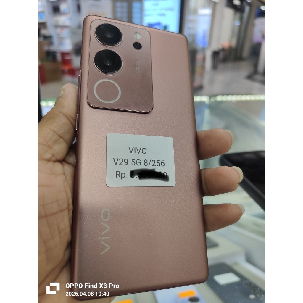 HP VIVO V29 5G 8/256gb second kualitas bagus,nominus