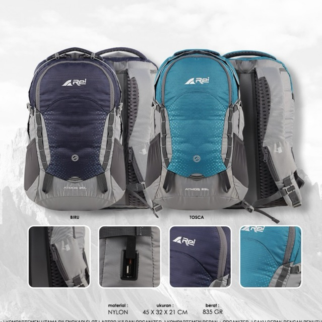 Rei Ransel Atmos 25L Original
