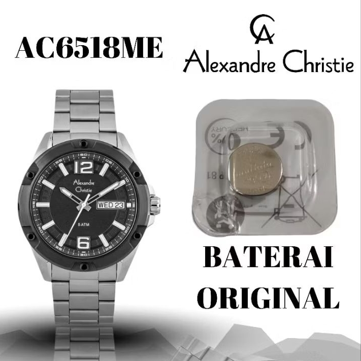 BATERAI JAM ALEXANDRE CHRISTIE ORIGINAL AC6518ME