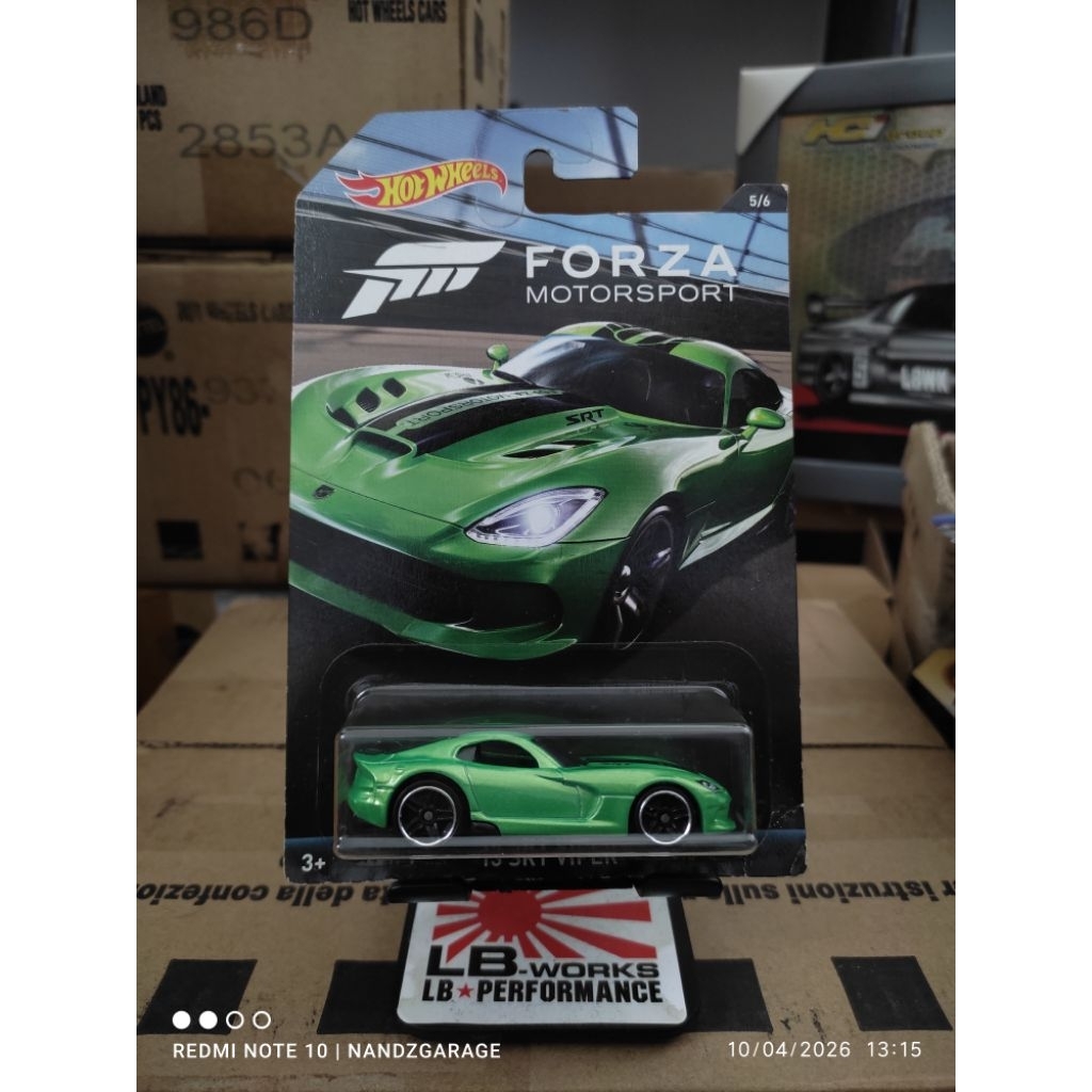 Hot Wheels Forza Motorsport Series 13 SRT Viper Bubble Damaged/Bubble Crack