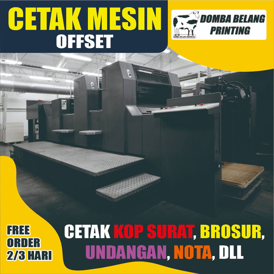 CETAK OFFSET UNTUK BROSUR, KOP SURAT, UNDANGAN, NOTA, SURAT JALAN, DLL  MURAH HIGH REST