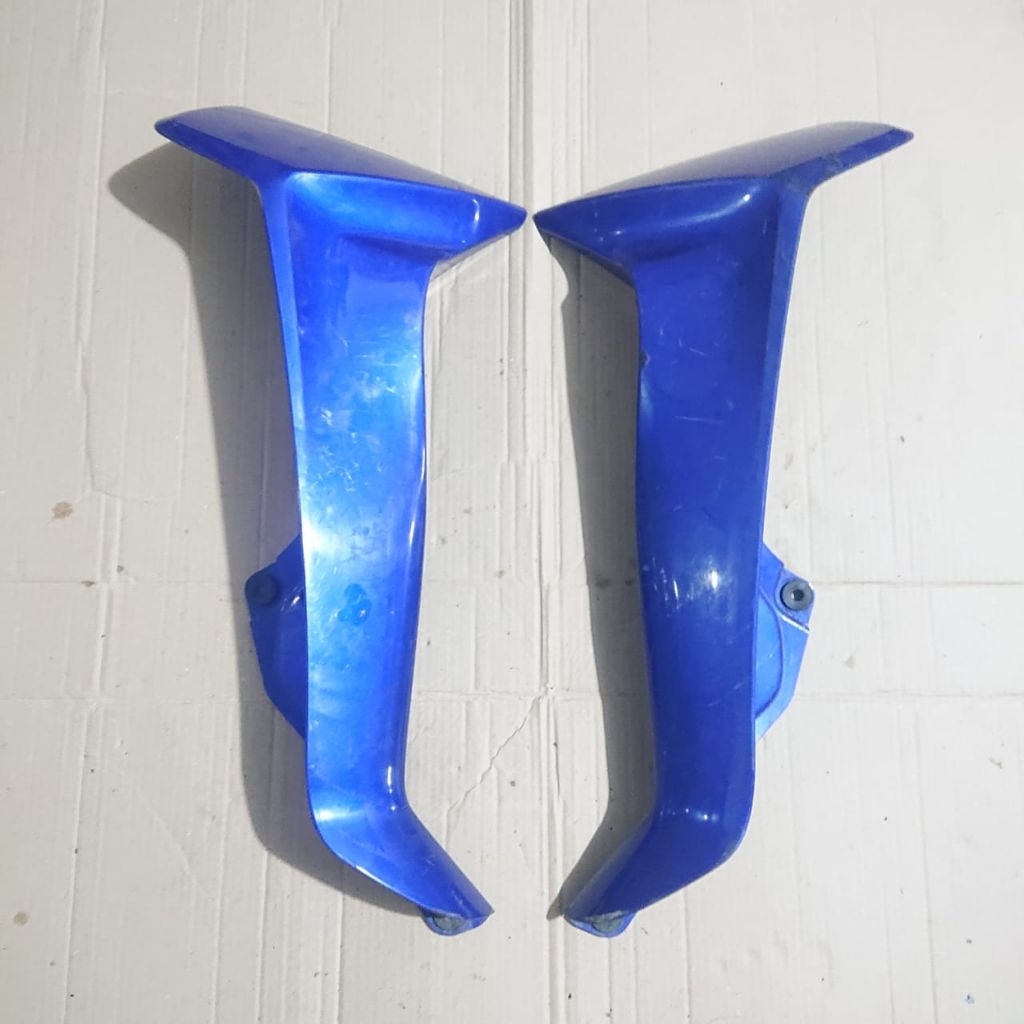 Sayap Luar Yamaha Vega R Lama 2001-2005 Biru Kanan Kiri Original Copotan Siap PasangCover Body Sayap