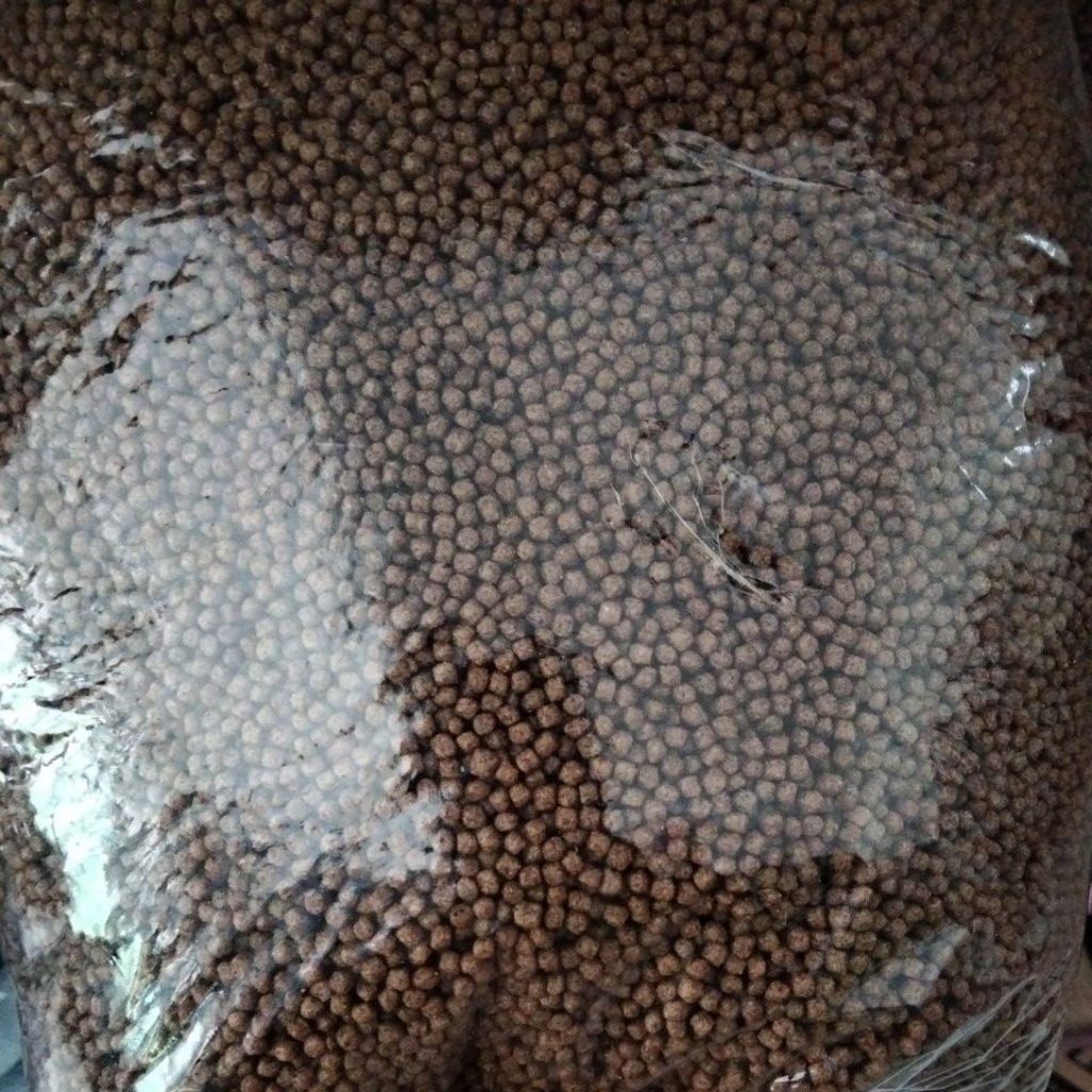 pakan/pelet ikan lele, ikan air tawar 2mm. kemasan 1kg