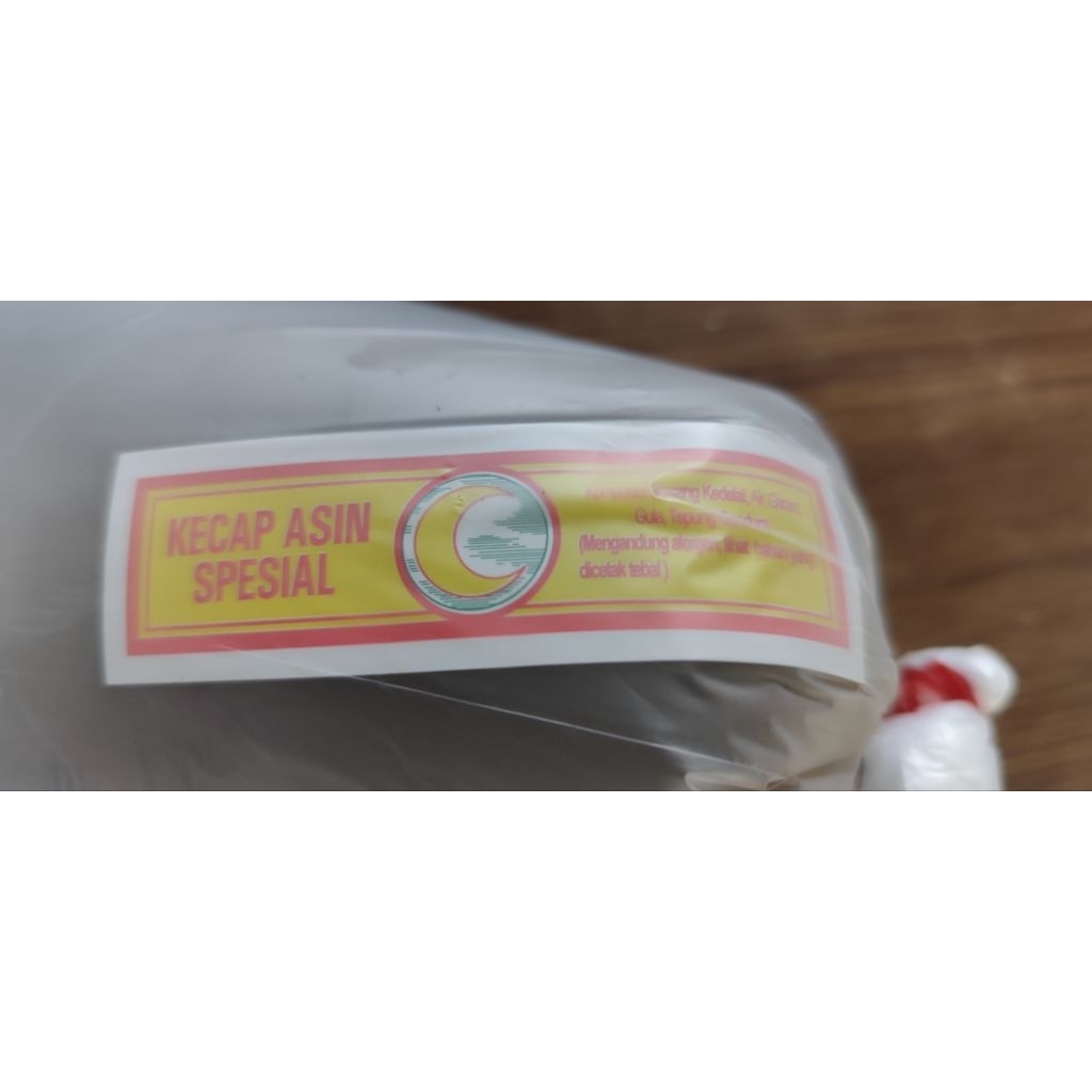 Kecap Asin Spesial Cap Bulan (Refill Pack 1kg) Asli Palembang