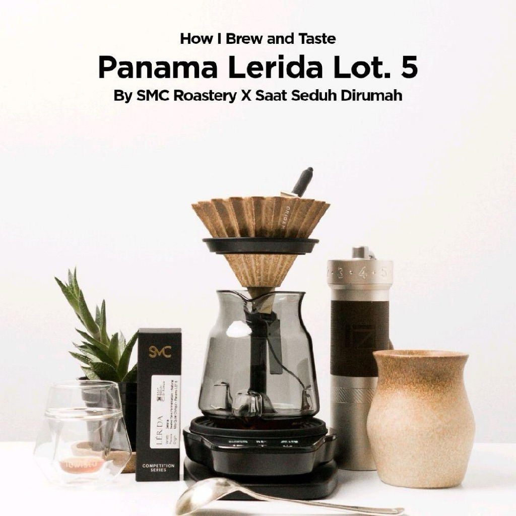 Lerida Coffee Estate - Panama Geisha - Arabica Coffee beans (Saat Seduh Di Rumah Edition) - Kopi Pan