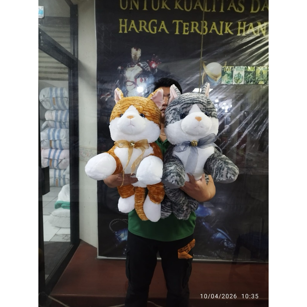 Boneka Lying Cat Ukuran jumbo
