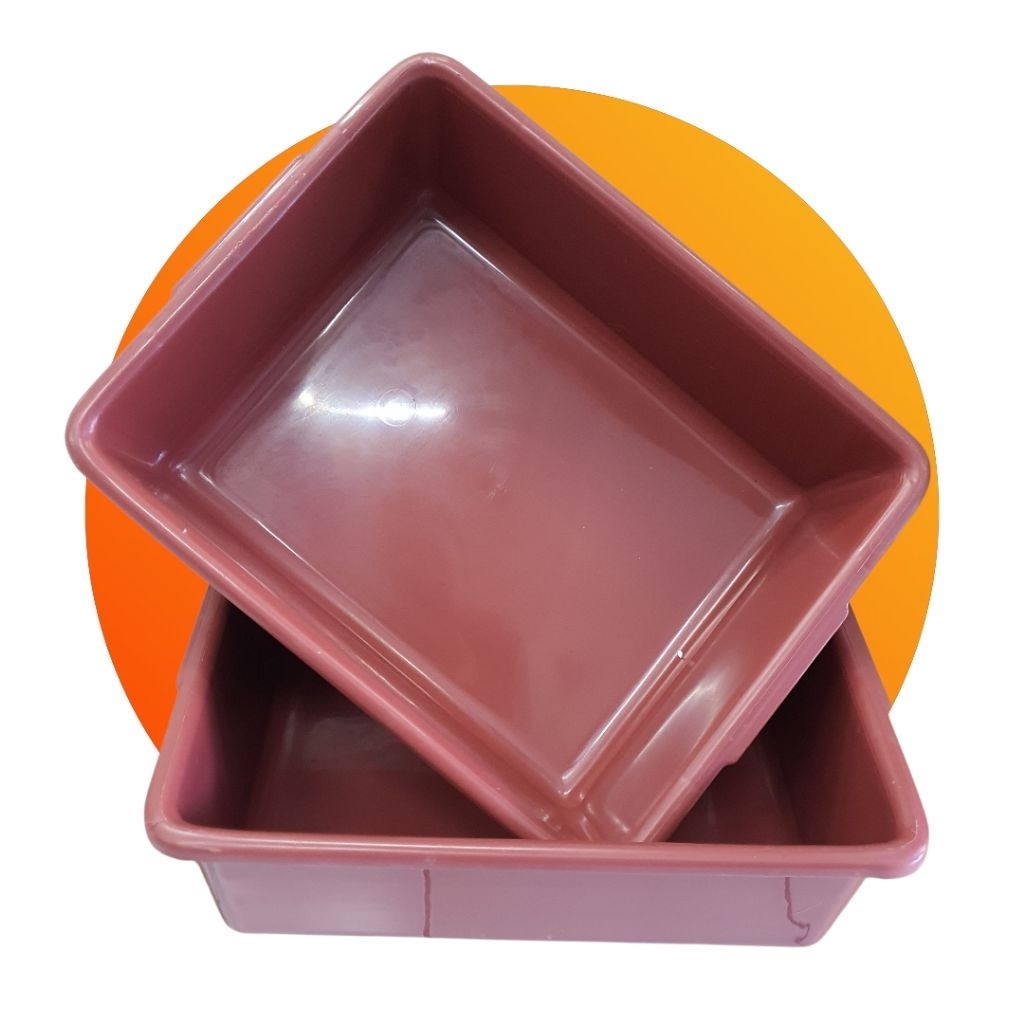 Baskom plastik kotak persegi / Ember kotak / Ember persegi / nampan kotak