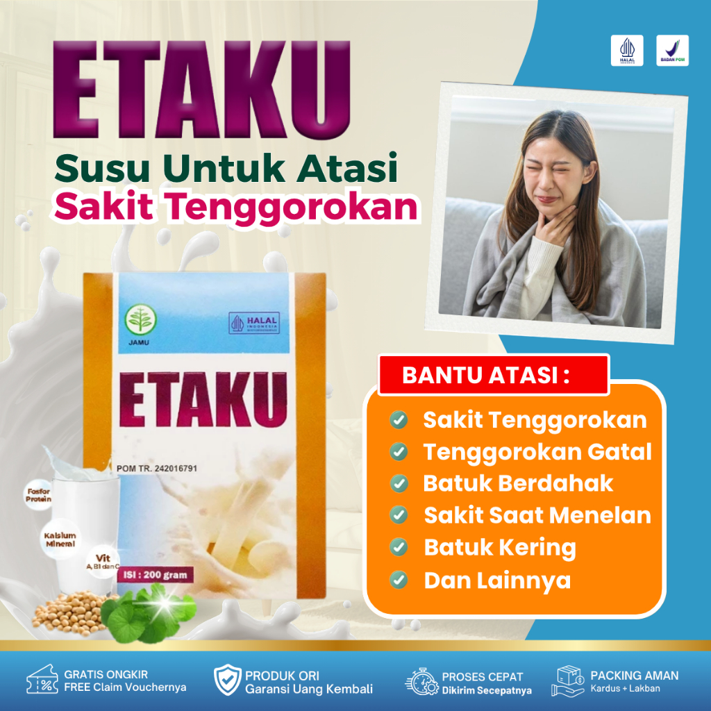 Obat Sakit Tenggorokan, Sakit Saat Menelan, Batuk Kering, Radang Tenggorokan, Batuk Berdahak, Gatal 