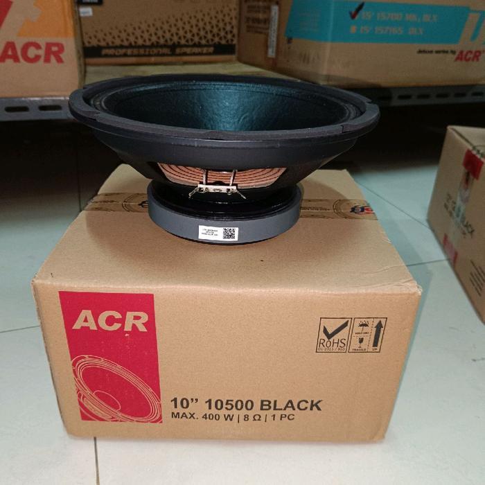 Speaker 10 inch ACR 10500 Black 400 watt Middle Original Speaker ACR 10″ ACR 10500 Black Middle 400w