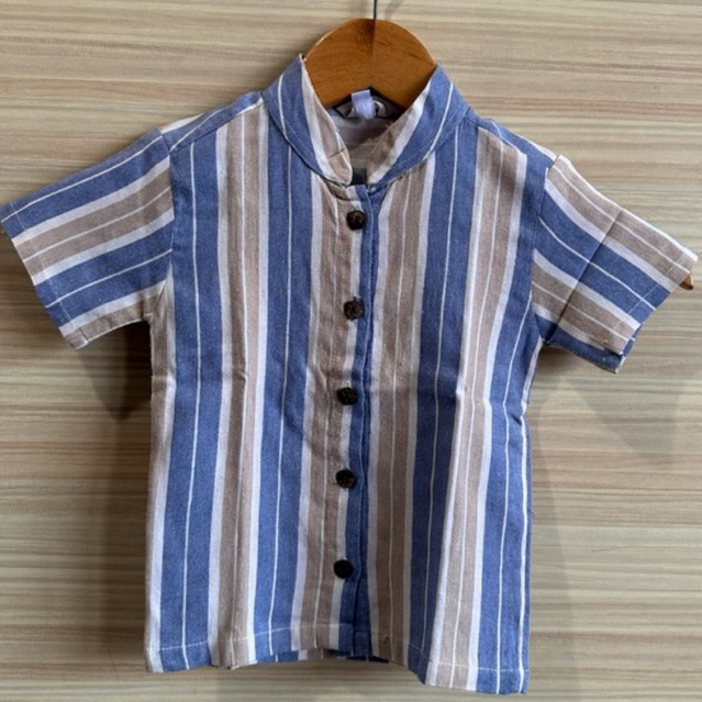 Preloved Lewis Emma Kemeja Atasan Baju Anak Laki-Laki Size 2 & 4