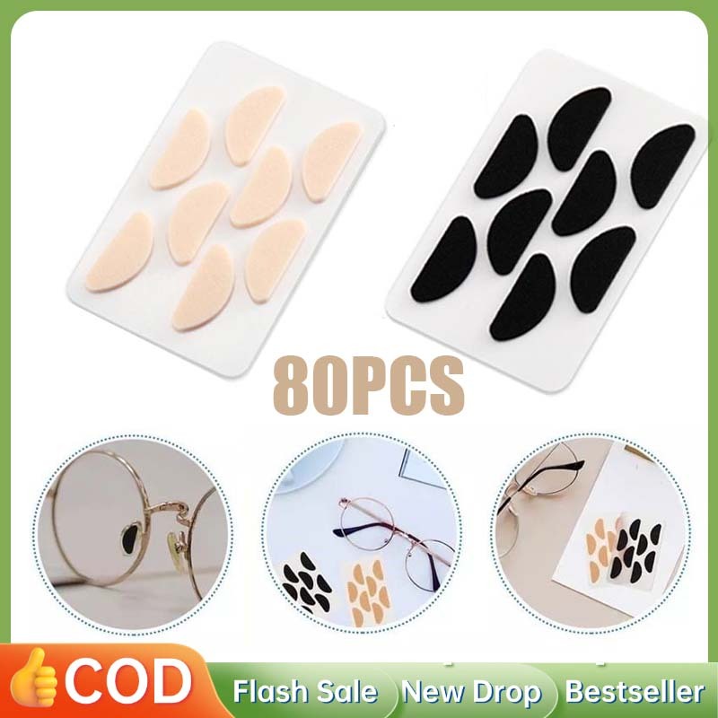 Isi 80/1set bantalan Kacamata Hidung Nosepad Kacamata bantalan Hidung Kacamata bantalan Nosepad Kaca