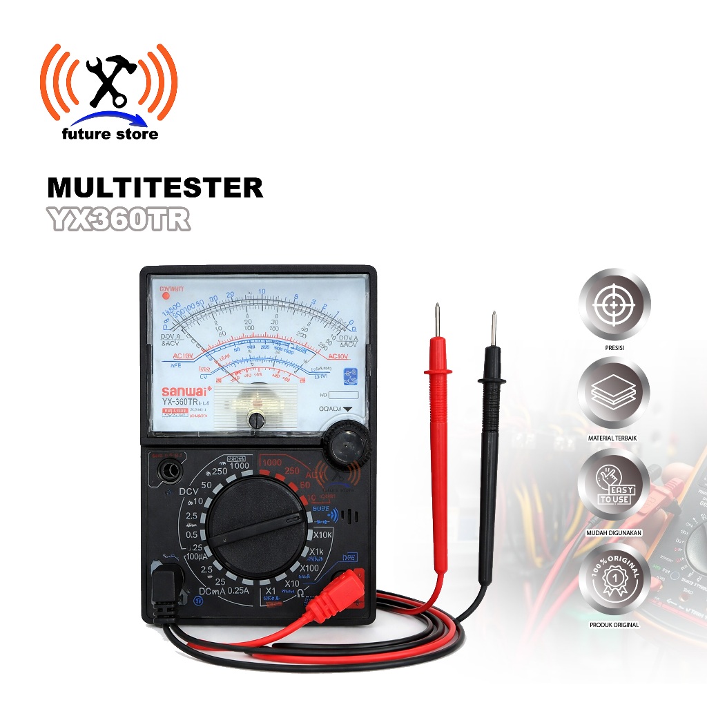 SANWAI YX-360 TRELB TESTER LISTRIK PRESISI - MULTITESTER SANWAI YX-360 TRELB METER ORIGINAL - MULTIM