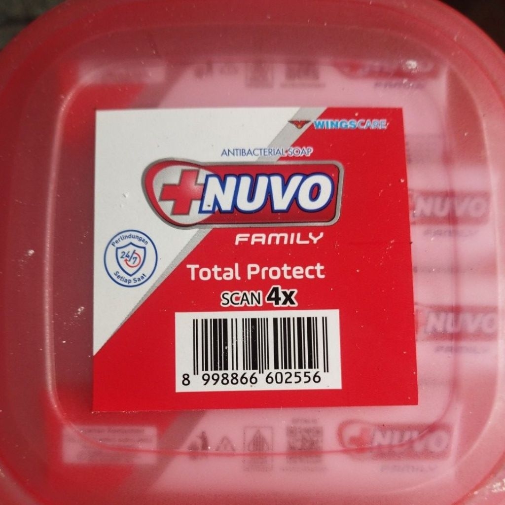 sabun nuvo 4 sabun + tepak