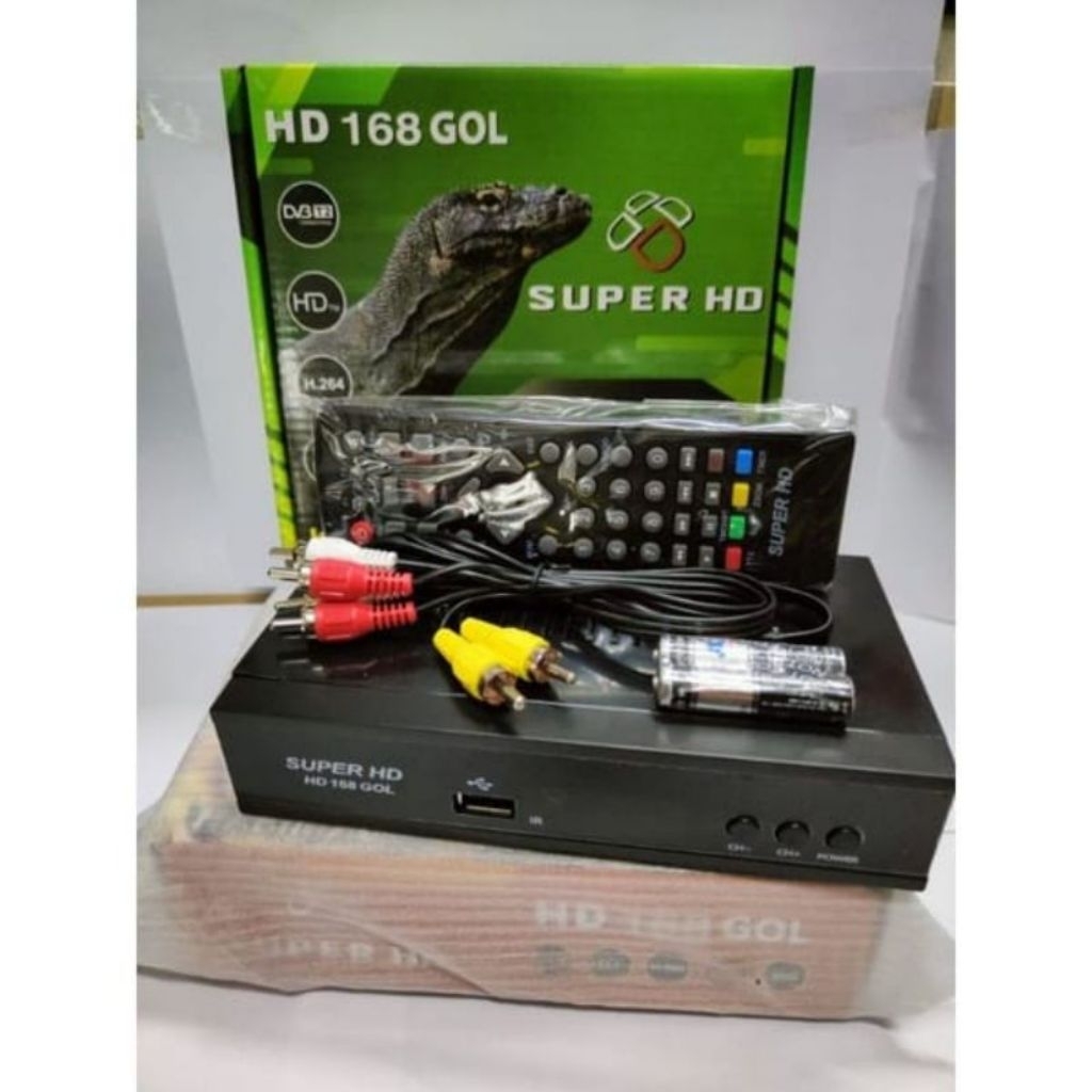Set top box STB SUPER HD ( Paket Bundle Antena Gardiner + STB)