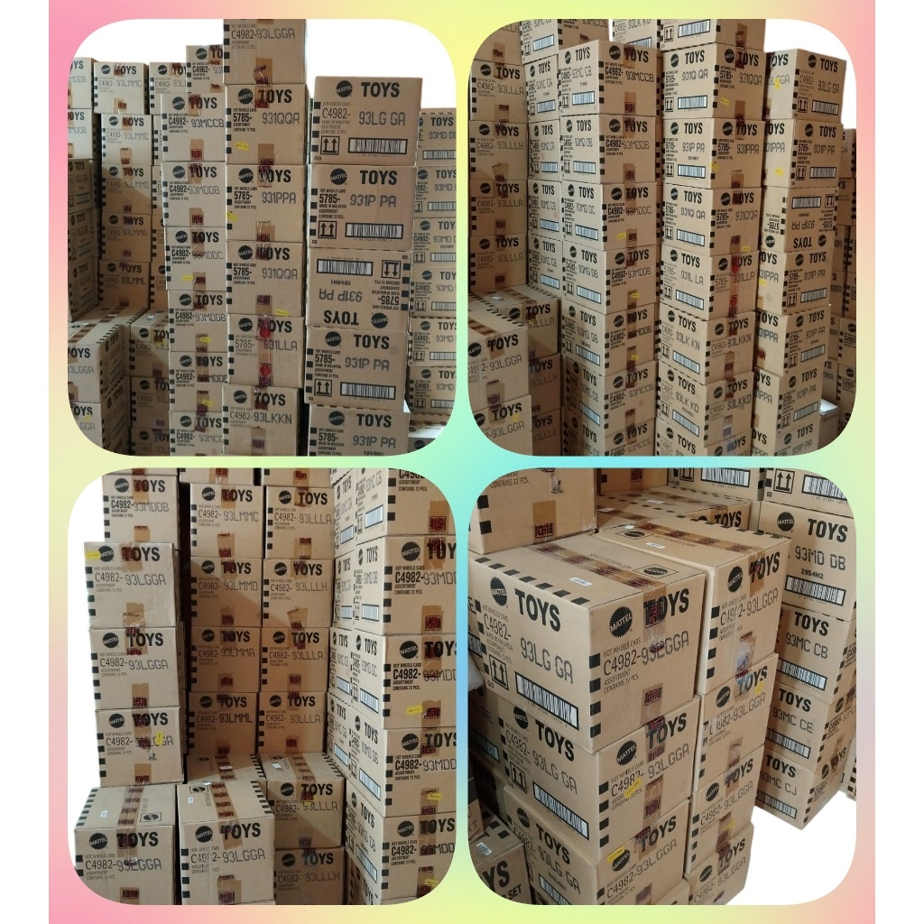 Paket Dus Hot Wheels Lot Tahun Terbaru 1/64 Buy 1 Get 1 Box Hotwheels Kartonan Segel SNI