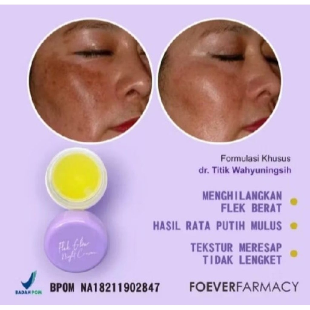 (ready Langsung kirim) Cream Flek Glow Gel dr Titik Wahyuningsih Plus Sunscreen