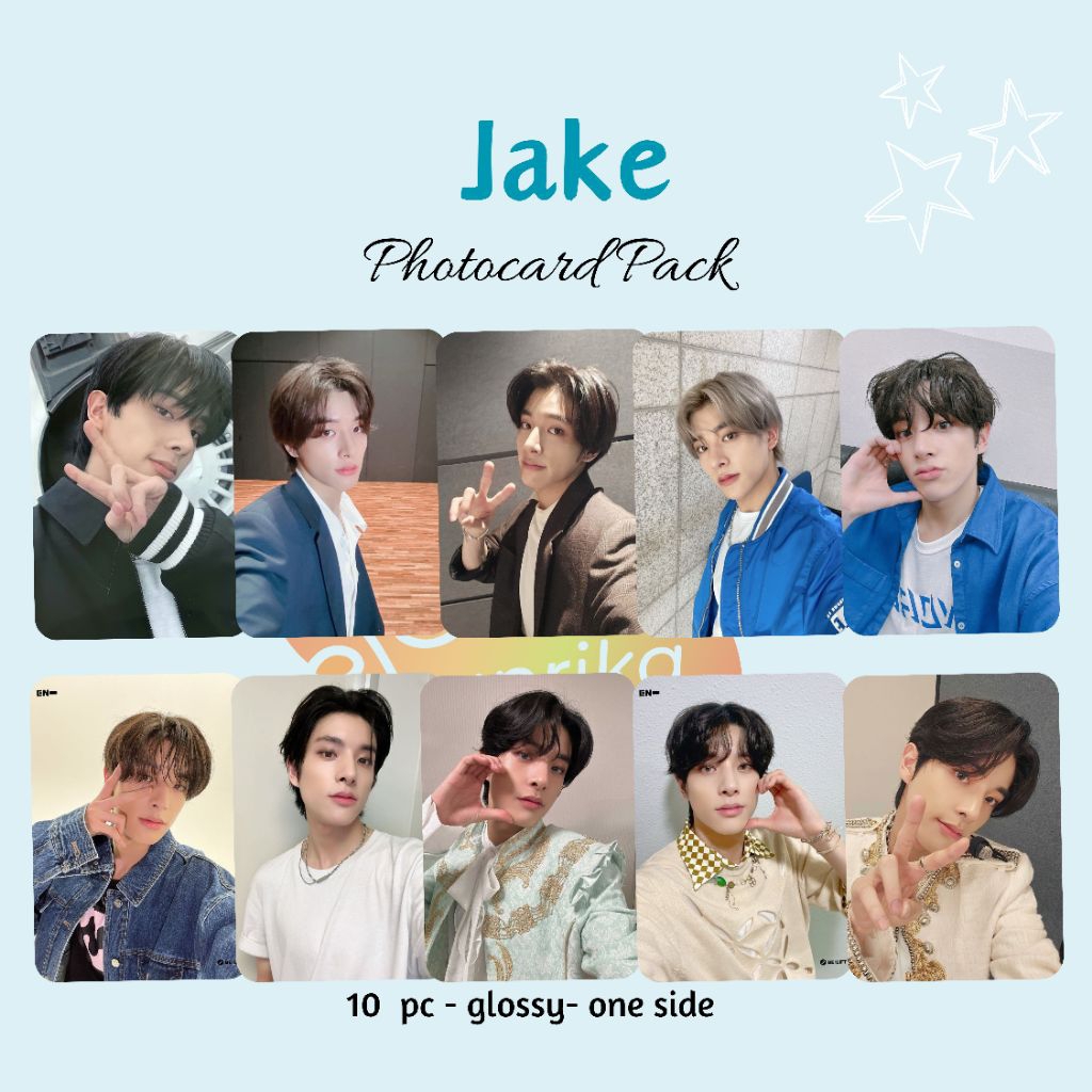 JAKE ENHYPEN PHOTOCARD PC UNOFFICIAL