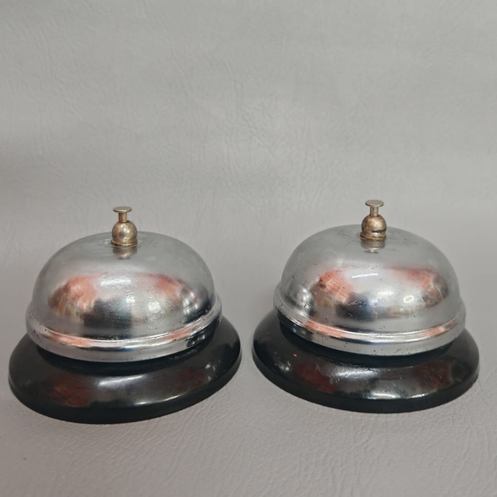 Bell Meja Resepsionis Bell restaurant cafe Bell Meja Panggilan Kasir Stainless Termurah SECOND ASLI 