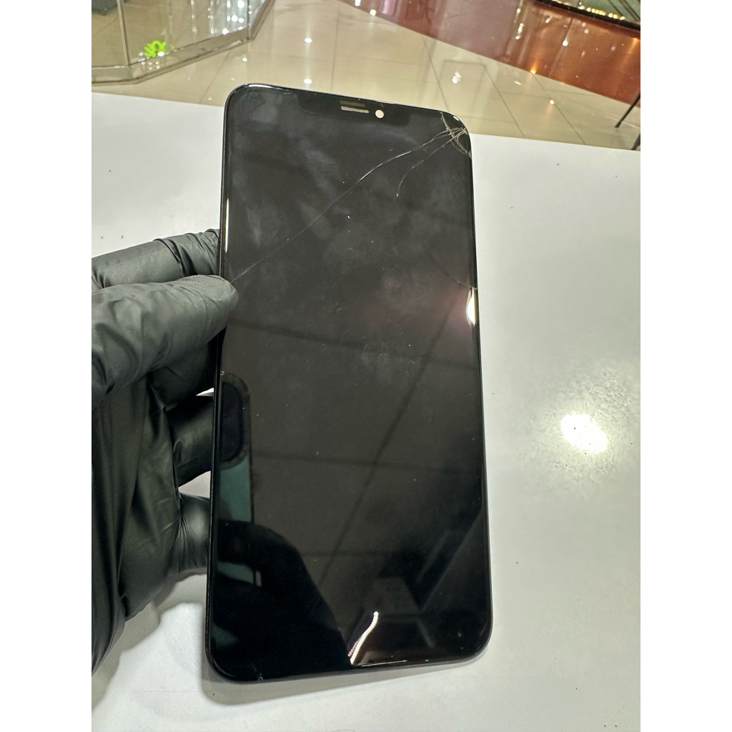 lcd ip xs max minusan bahan ganti kaca cabutan / copotan