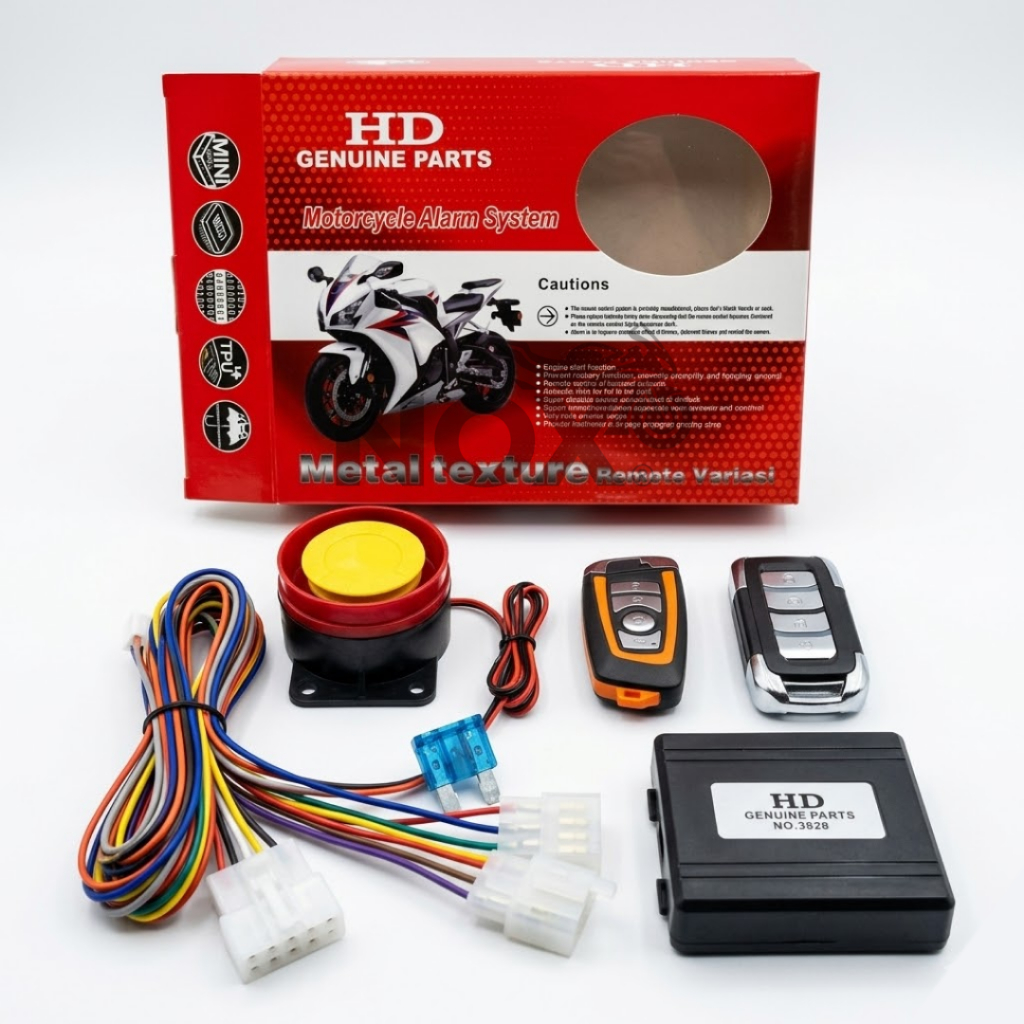 Alarm Motor Remote Starter Jarak Jauh Universal Honda Yamaha Alarm Anti Maling Motor Remote Engine S