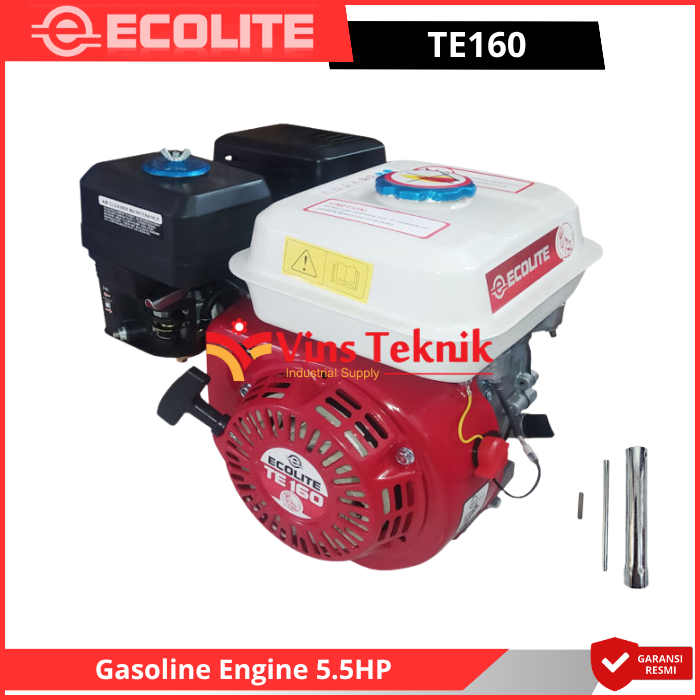 ECOLITE TE 160 Mesin Penggerak Serbaguna Gasoline Engine Bensin 7.0HP 4Tak TE160