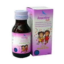 Anacetine Plus Syrup 60ml Untuk Gejala Flu Batuk