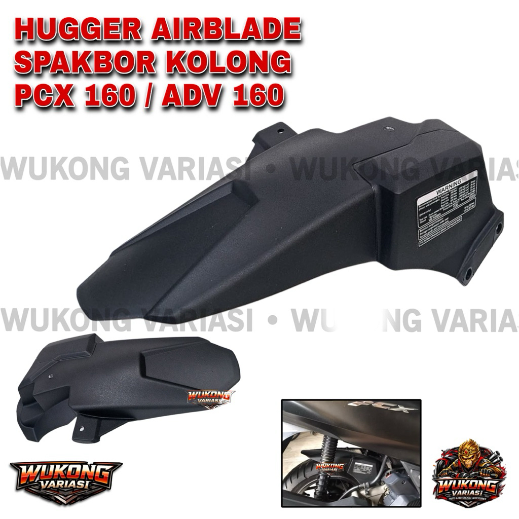 SPAKBOR KOLONG PCX 160 ADV 160 2022-2025 ABS CBS ISS HUGGER PCX 160 HUGGER AIRBLADE PCX 160 FENDER H