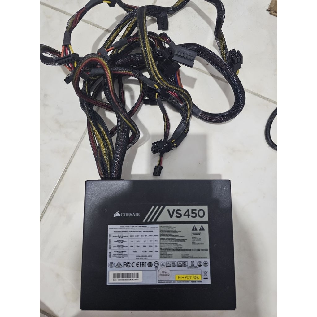 PSU Corsair Power Supply Unit Corsair VS450