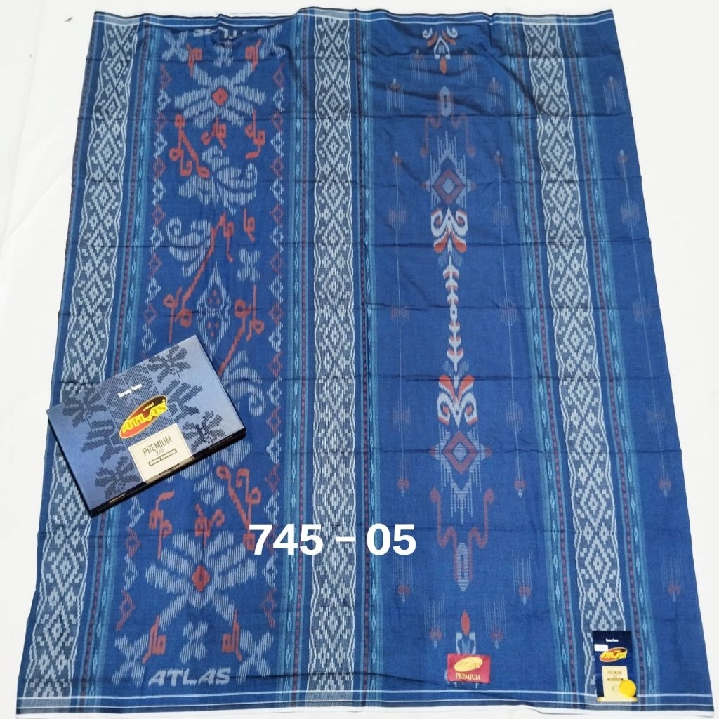 Sarung ATLAS PREMIUM 745 Dobby Kembang GOLD